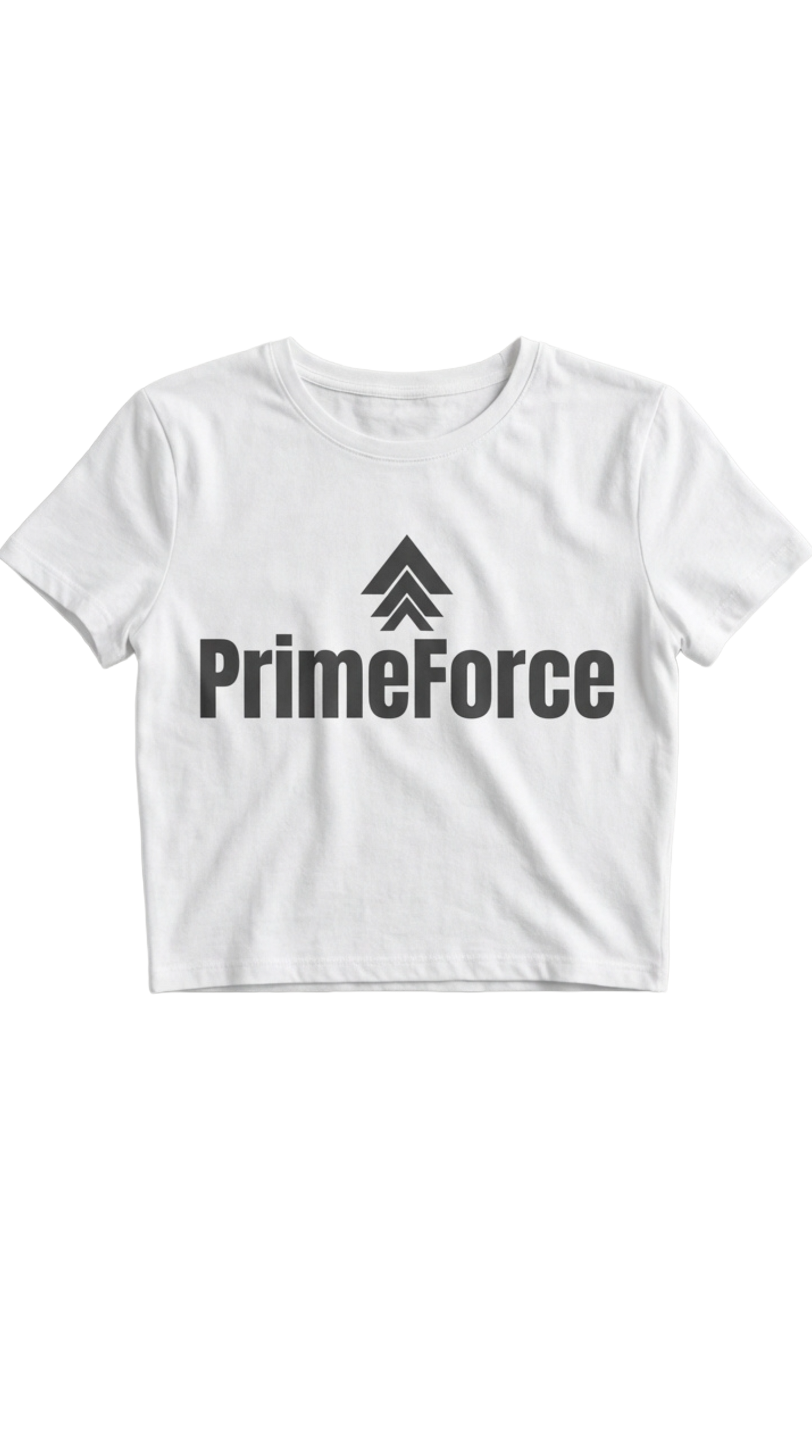 PrimeForce Crop Top -white