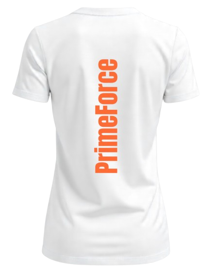 PrimeForce Polyester Women T-shirt -White